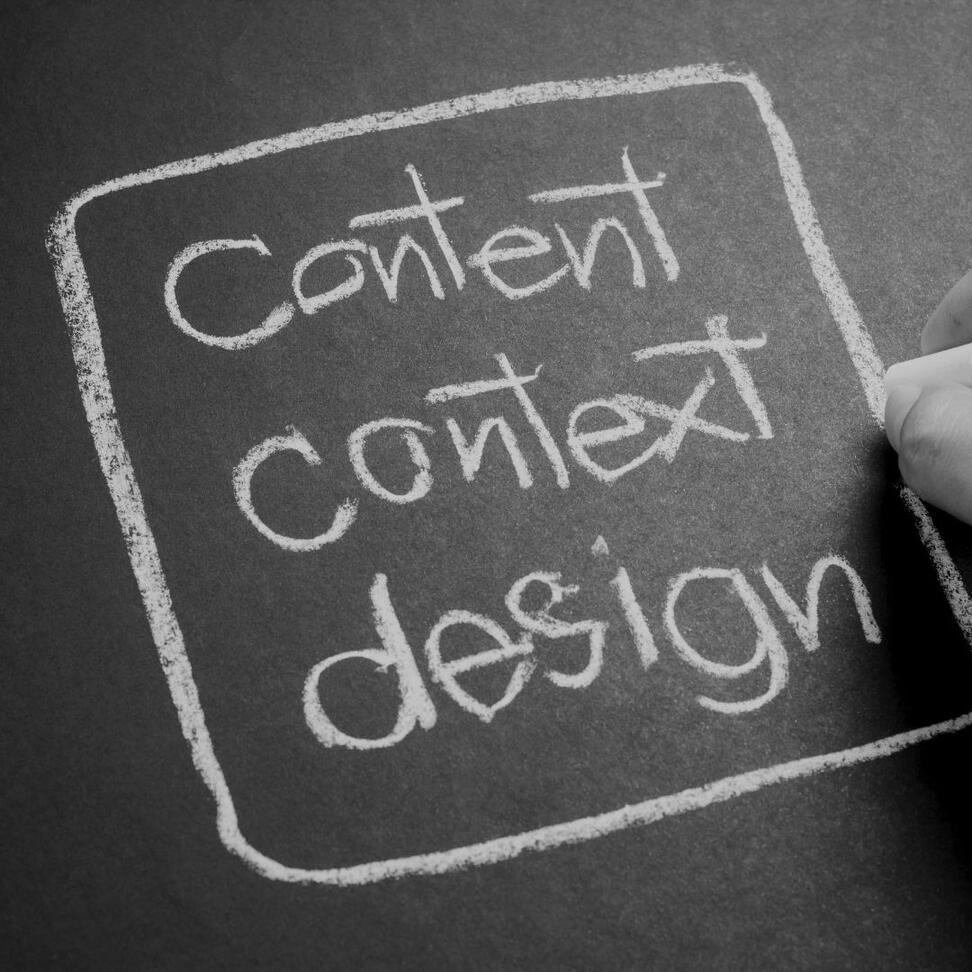 social media strategy illustration by chalkboard